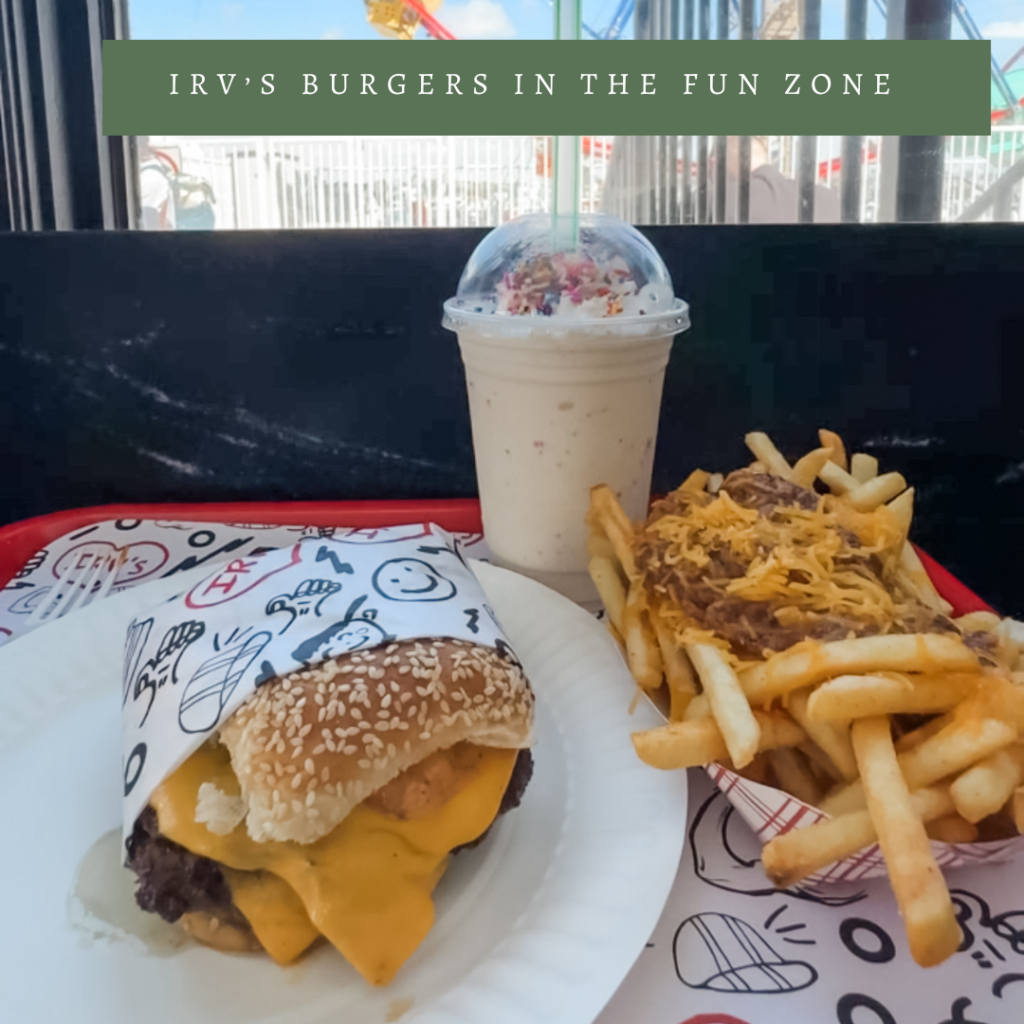 IRV’S Burgers and Shakes has landed in The Balboa Fun Zone!