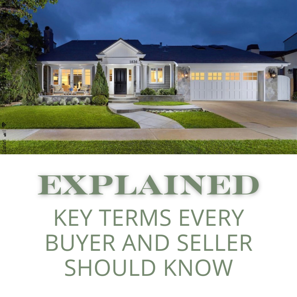 Key Terms Every Buyer and Seller Should Know